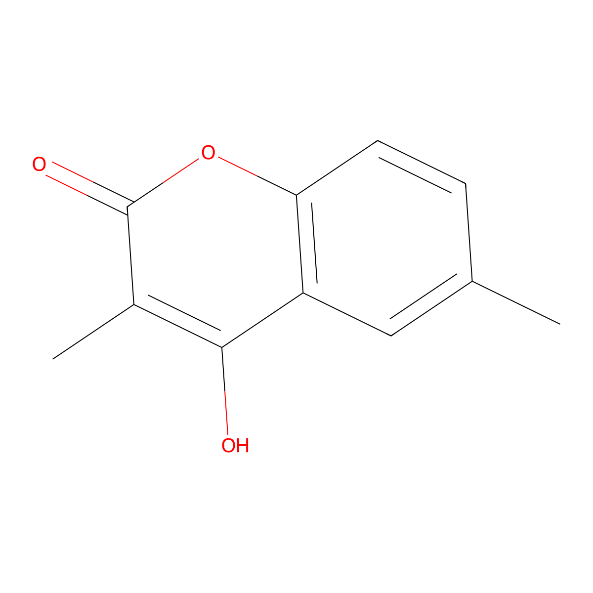 3,6-Dimethyl-4-hydroxycoumarin molecular structure, CAS 118157-94-1