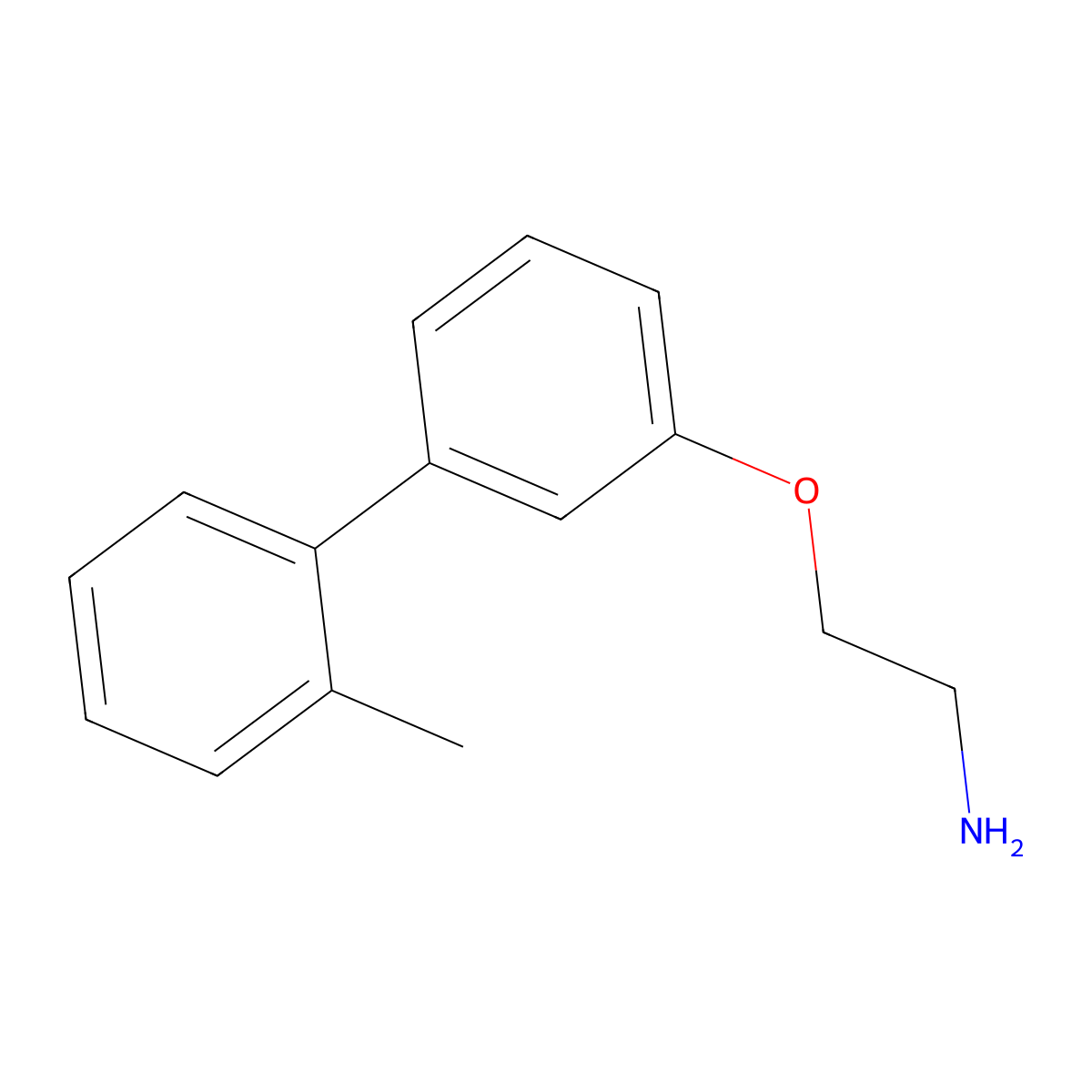 2-[3-(2-Methylphenyl)phenoxy]ethan-1-amine molecular structure, CAS 1181583-74-3