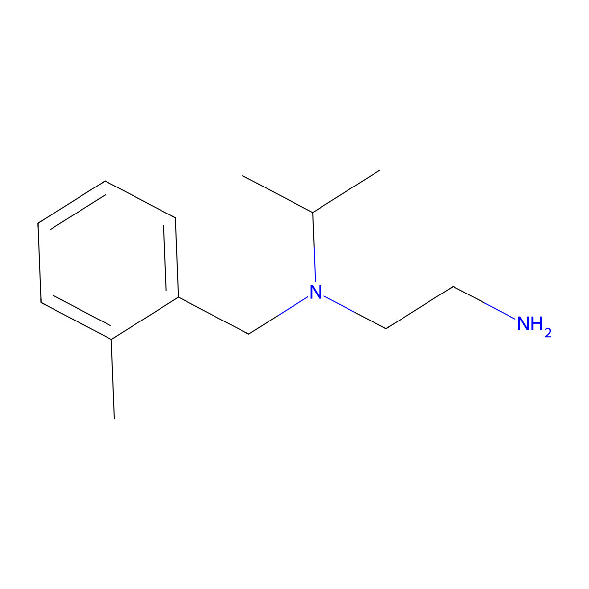 N1-Isopropyl-N1-(2-methylbenzyl)ethane-1,2-diamine molecular structure, CAS 1181592-83-5