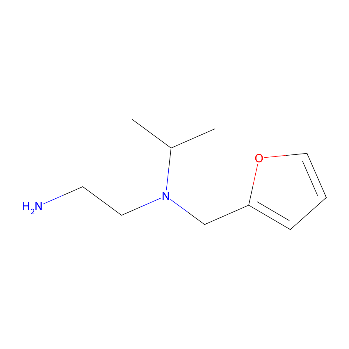 N*1*-Furan-2-ylmethyl-N*1*-isopropyl-ethane-1,2-diamine molecular structure, CAS 1181600-76-9