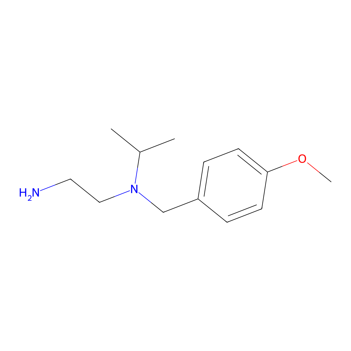 N1-Isopropyl-N1-(4-methoxybenzyl)ethane-1,2-diamine molecular structure, CAS 1181606-78-9