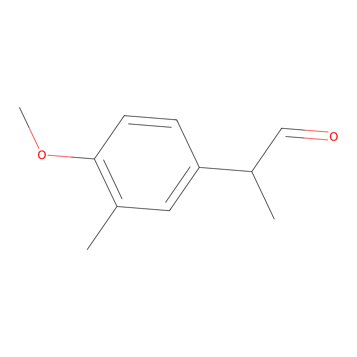 2-(4-Methoxy-3-methylphenyl)propanal molecular structure, CAS 1181615-32-6
