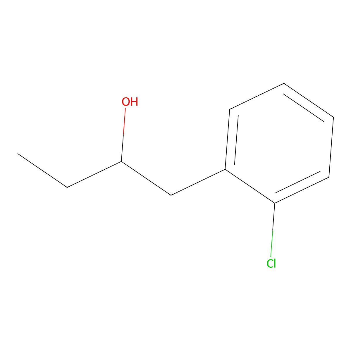 1-(2-Chlorophenyl)butan-2-ol molecular structure, CAS 1181632-01-8