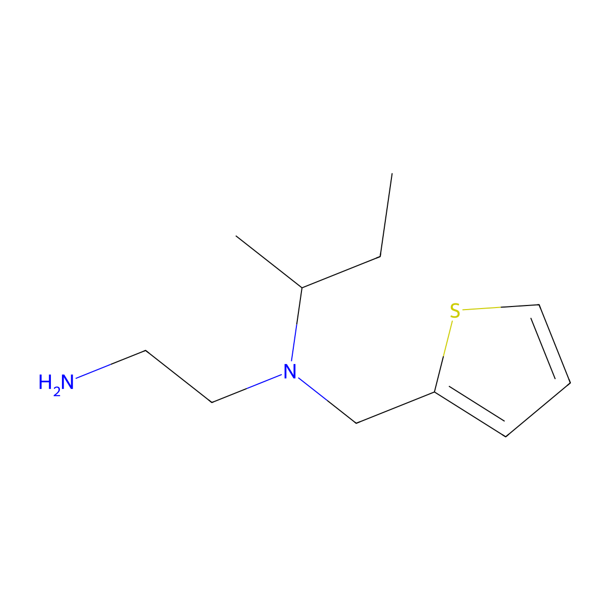 N-(sec-Butyl)-N-(2-thienylmethyl)ethane-1,2-diamine molecular structure, CAS 1181645-73-7
