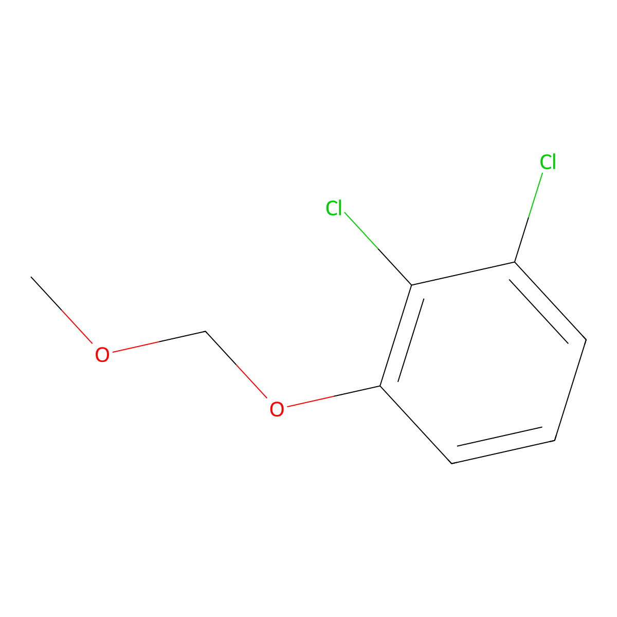 1,2-Dichloro-3-(methoxymethoxy)benzene molecular structure, CAS 118166-34-0