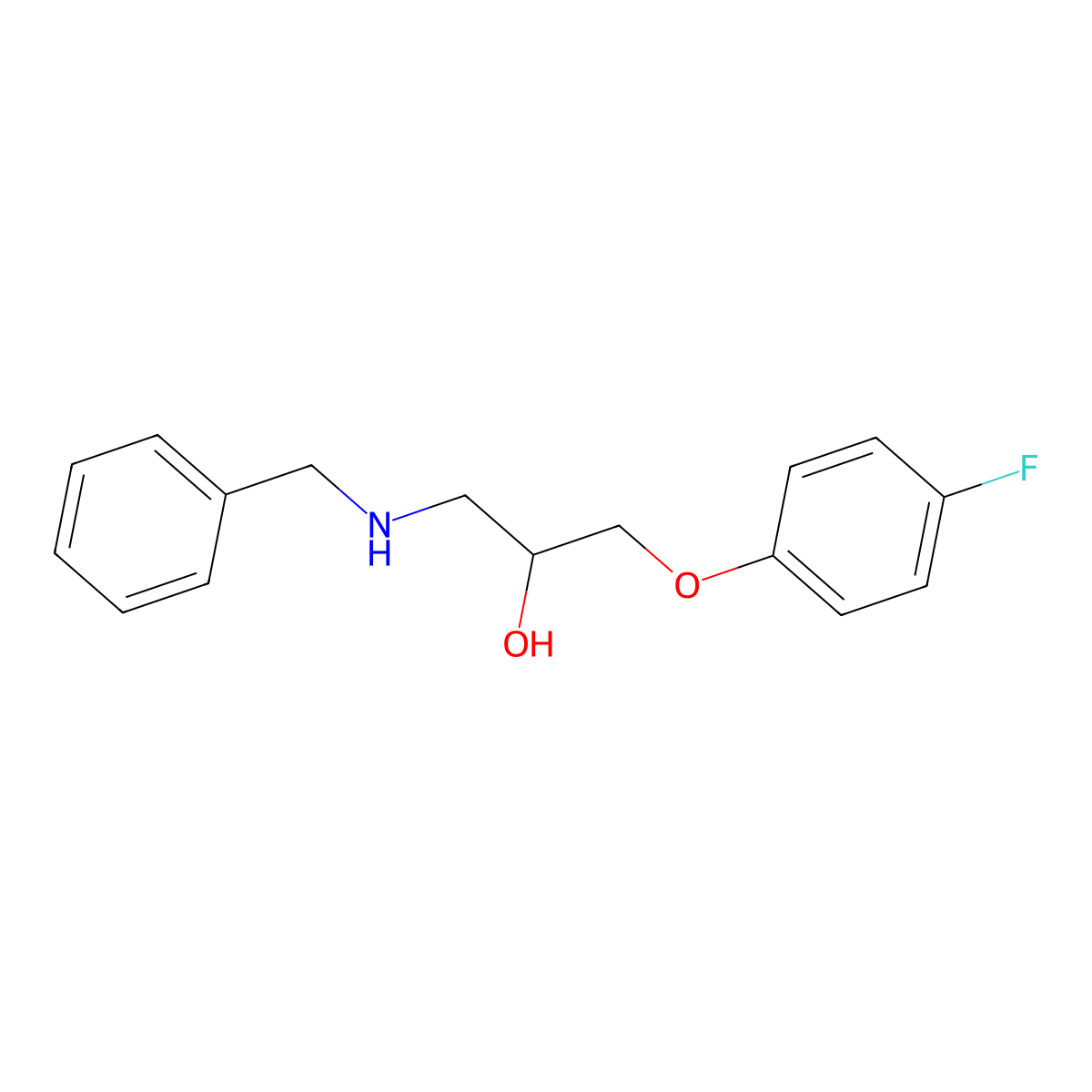 1-(Benzylamino)-3-(4-fluorophenoxy)propan-2-ol molecular structure, CAS 1181677-35-9