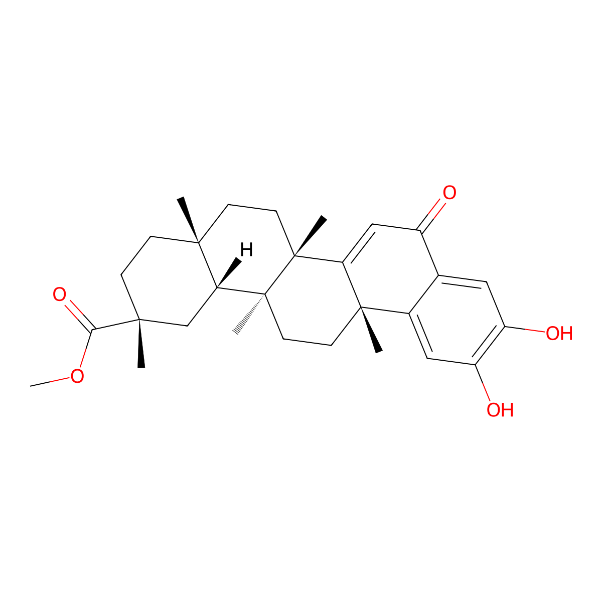23-Nor-6-oxopristimerol molecular structure, CAS 118172-79-5