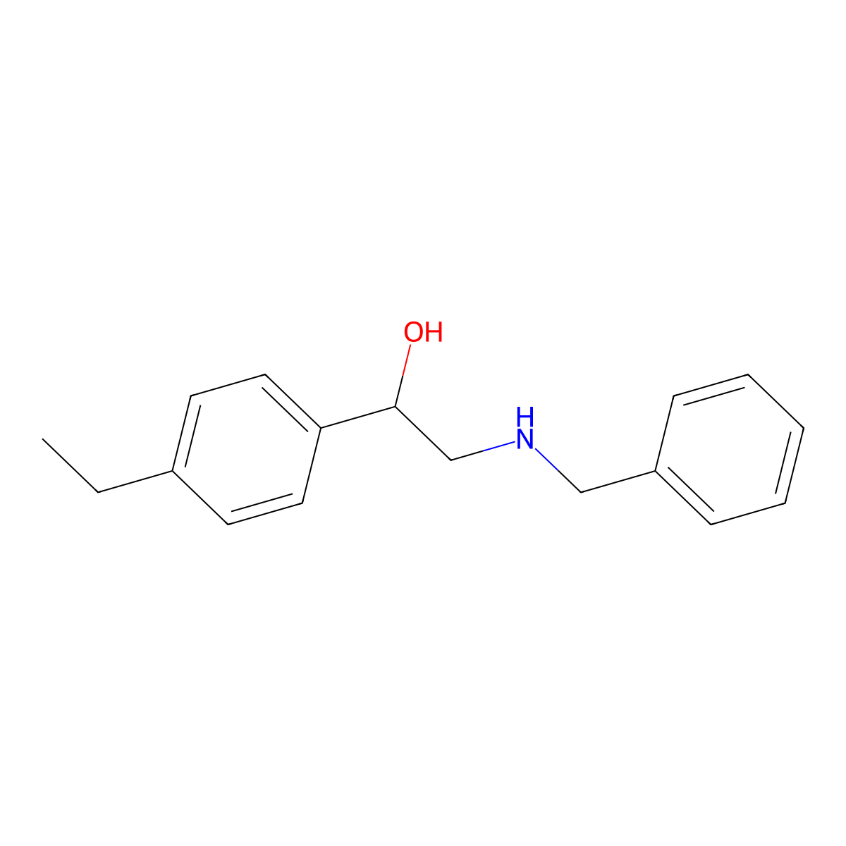 2-(Benzylamino)-1-(4-ethylphenyl)ethan-1-ol molecular structure, CAS 1181746-78-0
