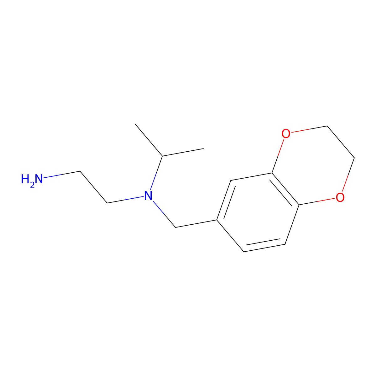 N1-((2,3-Dihydrobenzo[b][1,4]dioxin-6-yl)methyl)-N1-isopropylethane-1,2-diamine molecular structure, CAS 1181771-04-9