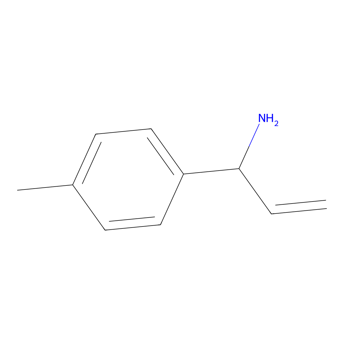 (1R)-1-(4-Methylphenyl)prop-2-enylamine molecular structure, CAS 1181825-76-2