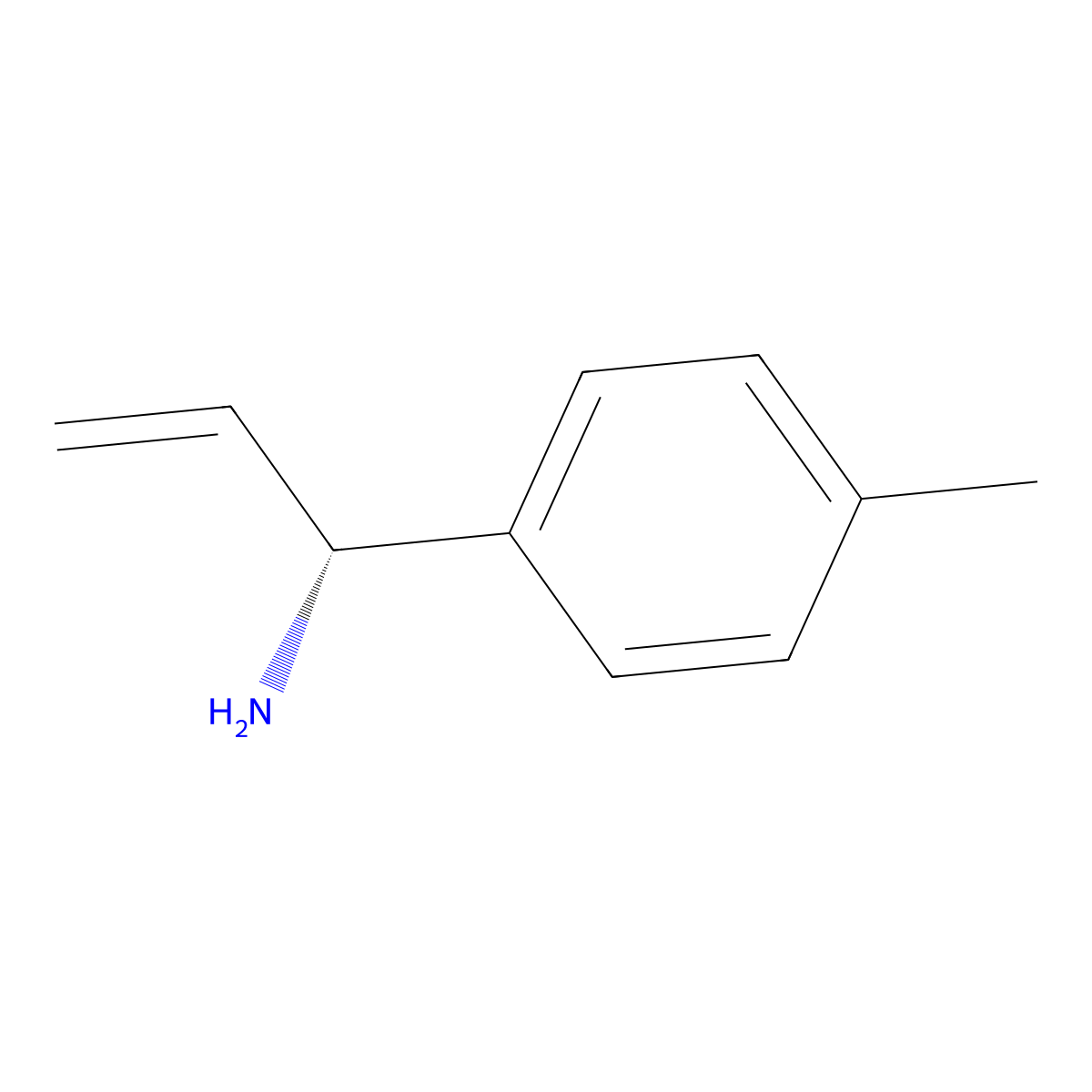 (1R)-1-(4-Methylphenyl)prop-2-enylamine molecular structure, CAS 1181825-76-2
