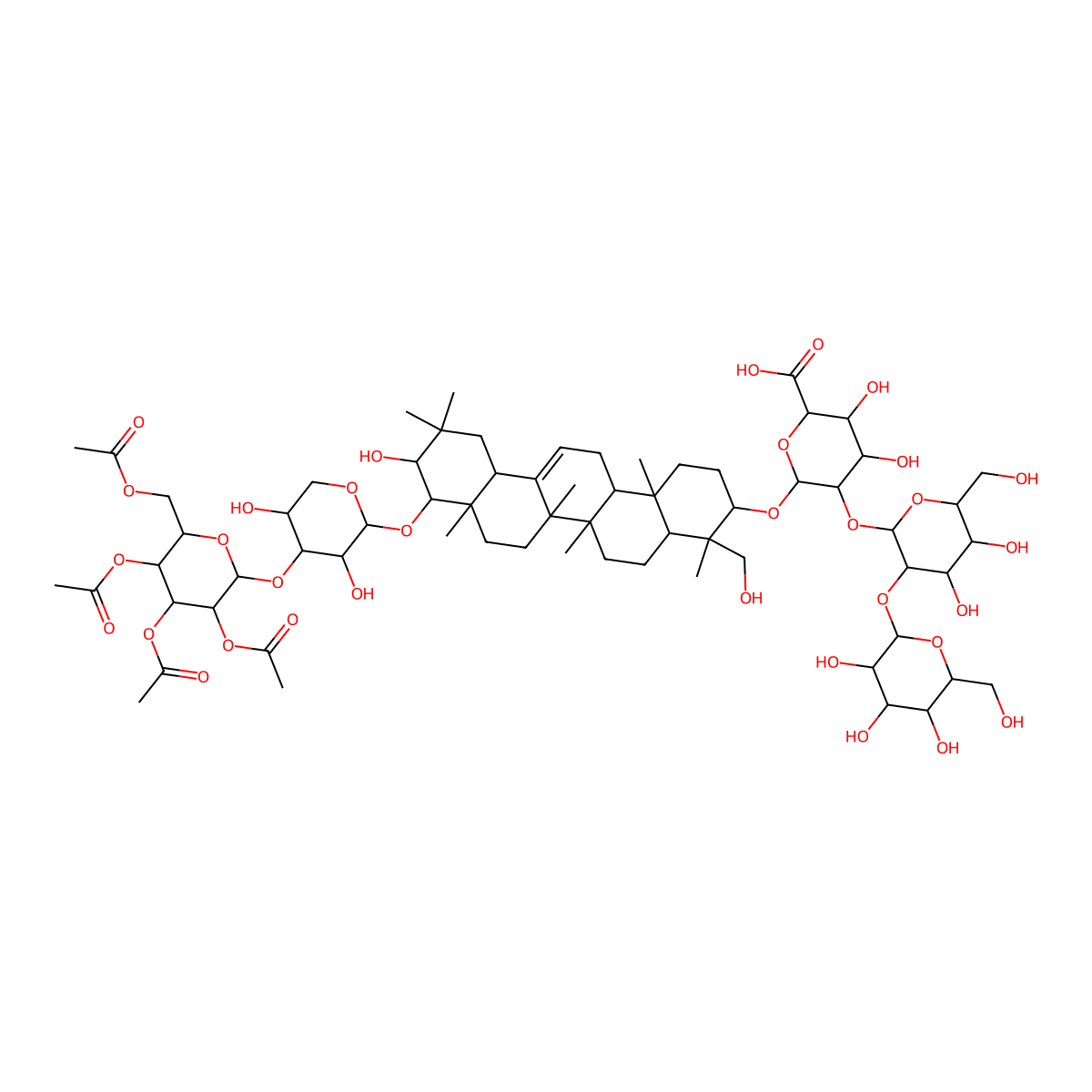 Soyasaponin Ab molecular structure, CAS 118194-13-1