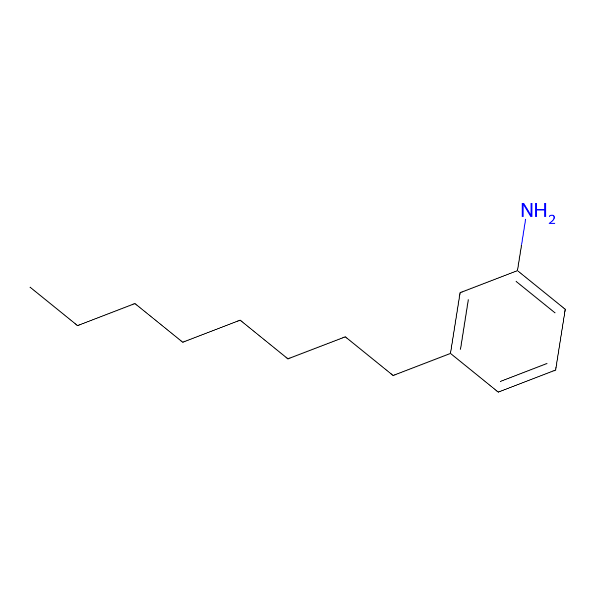 3-Octylaniline molecular structure, CAS 118198-99-5