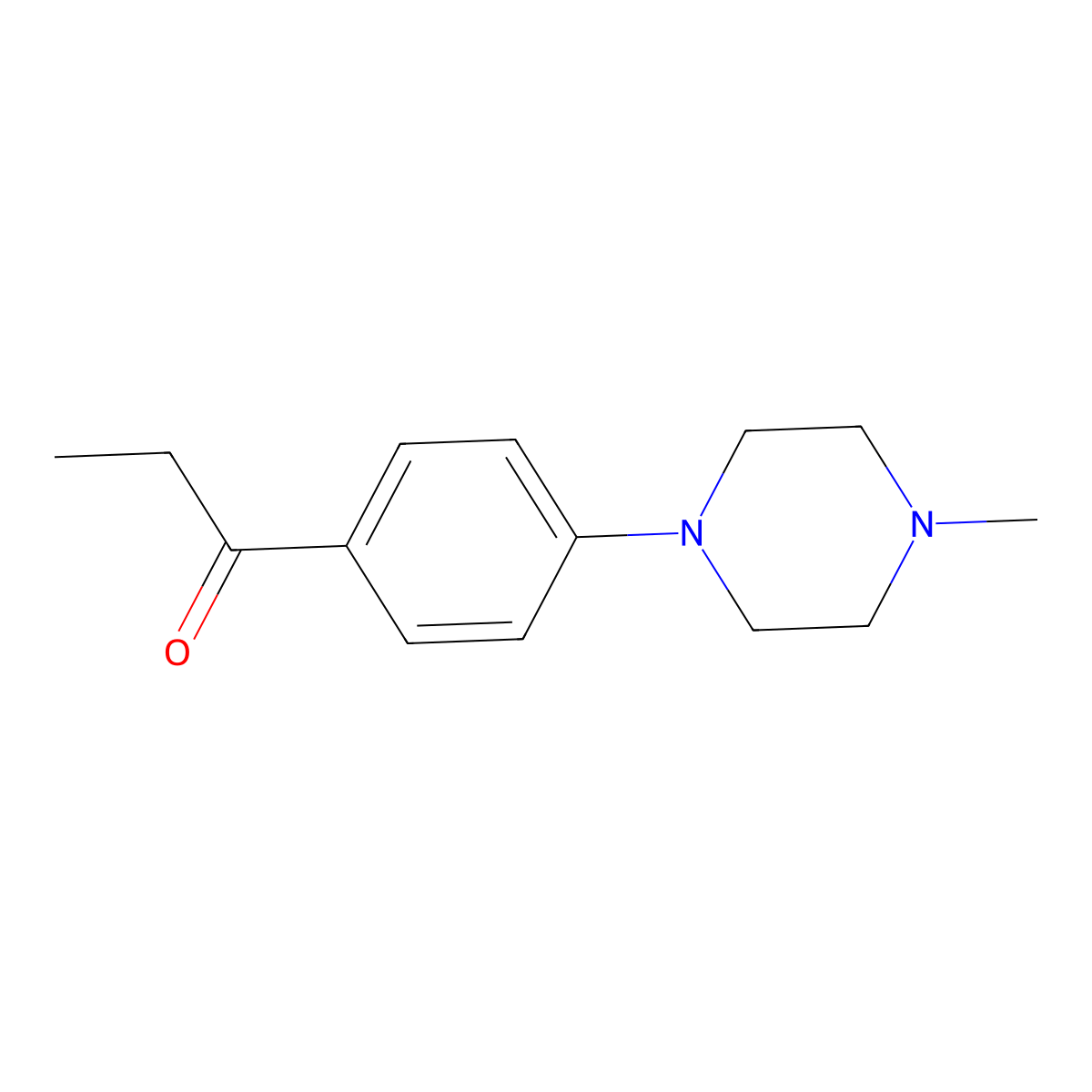1-(4-(4-Methylpiperazin-1-YL)phenyl)propan-1-one molecular structure, CAS 1181984-21-3