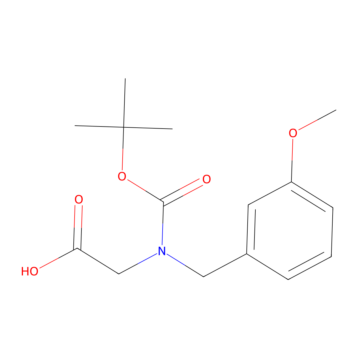 N-Boc-3-methoxybenzyl-glycine molecular structure, CAS 1182151-89-8