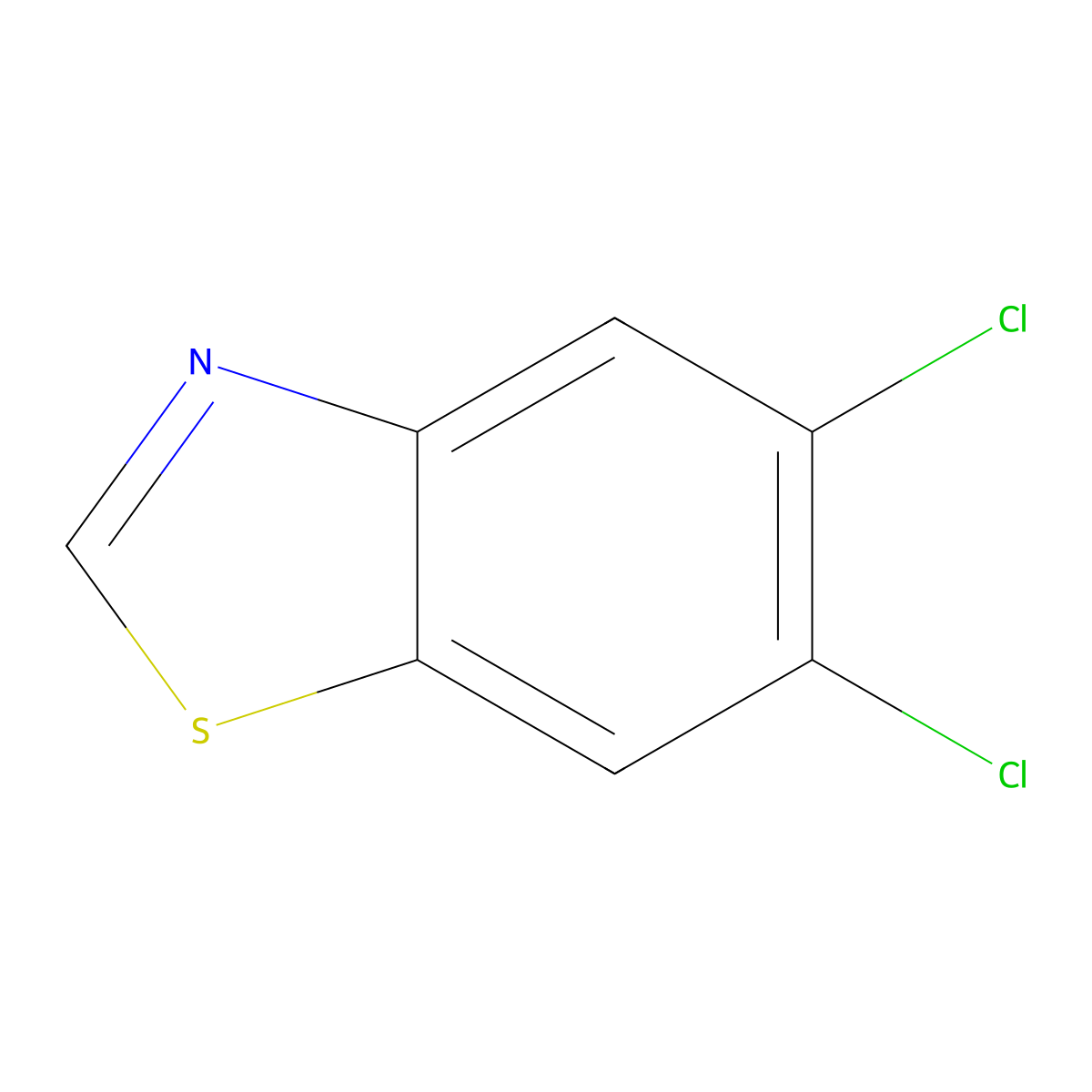 5,6-Dichlorobenzo[d]thiazole molecular structure, CAS 118220-70-5