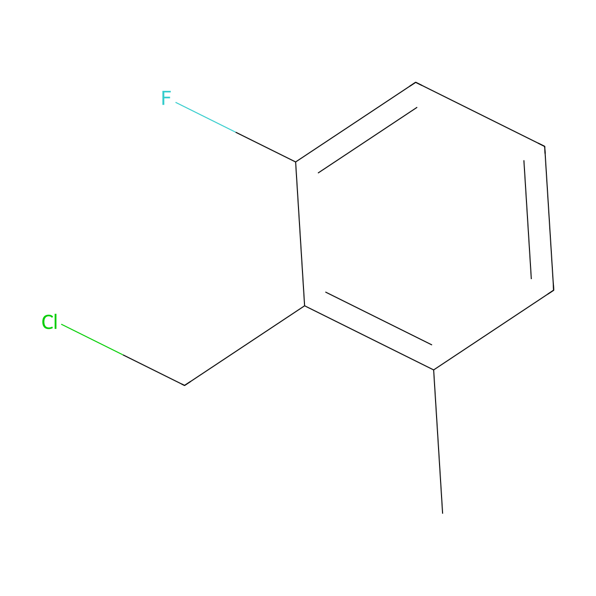 2-(Chloromethyl)-1-fluoro-3-methylbenzene molecular structure, CAS 1182356-79-1