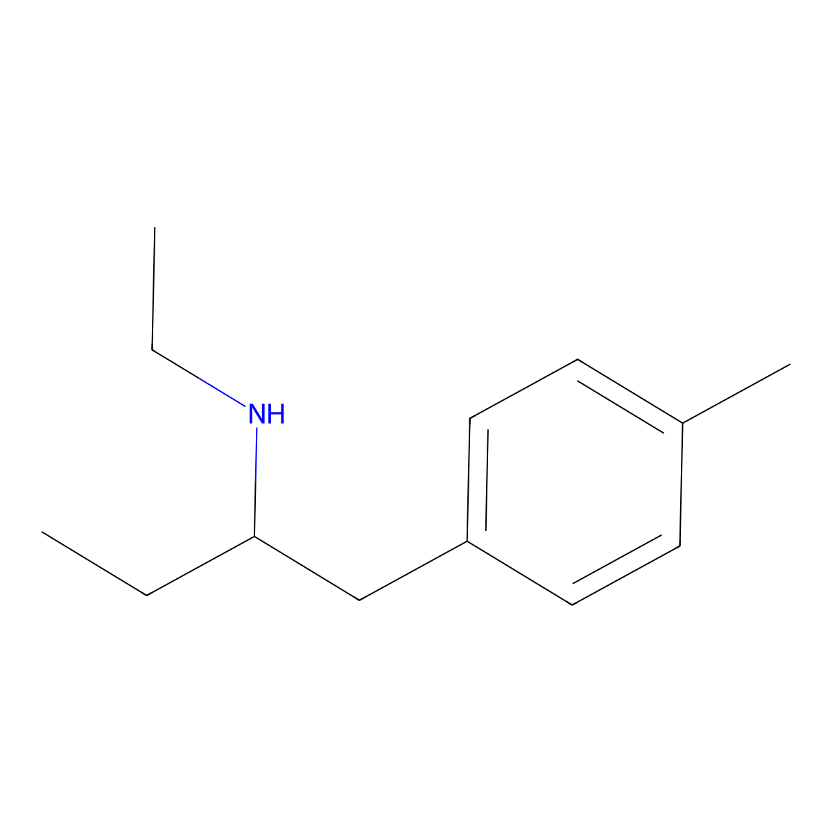 Ethyl[1-(4-methylphenyl)butan-2-yl]amine molecular structure, CAS 1182429-82-8