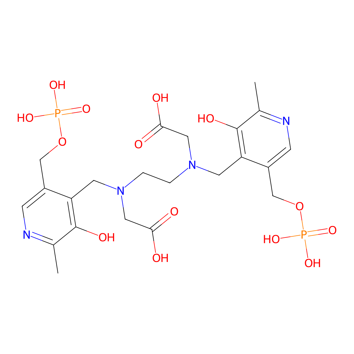 Fodipir molecular structure, CAS 118248-91-2