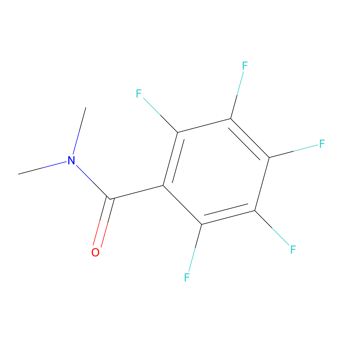 2,3,4,5,6-Pentafluoro-N,N-dimethylbenzamide molecular structure, CAS 118251-86-8