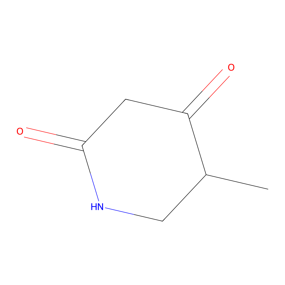 5-Methylpiperidine-2,4-dione molecular structure, CAS 118263-96-0
