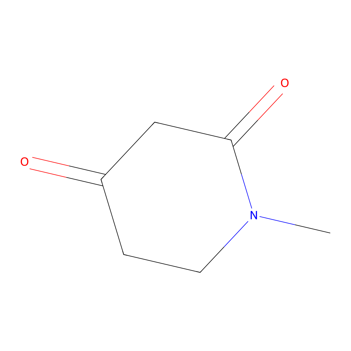 1-Methyl-2,4-piperidinedione molecular structure, CAS 118263-97-1
