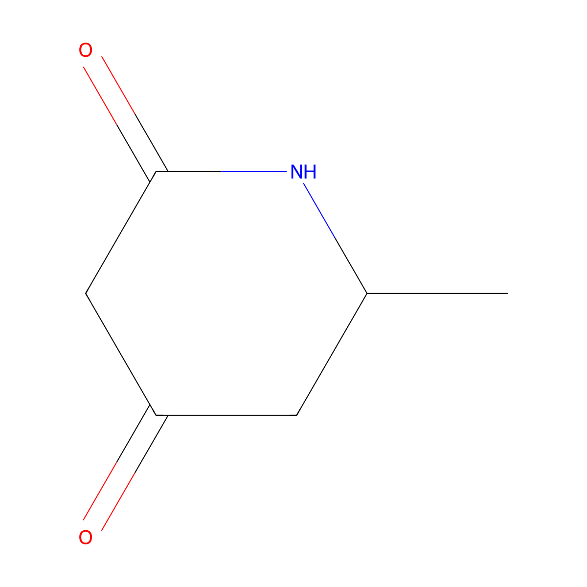 6-Methylpiperidine-2,4-dione molecular structure, CAS 118263-99-3