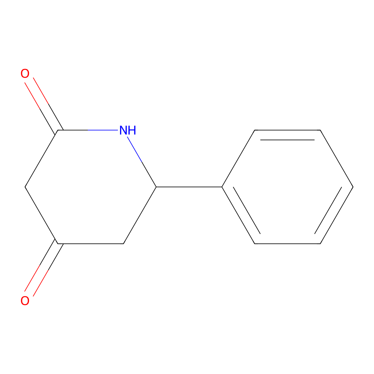 6-Phenylpiperidine-2,4-dione molecular structure, CAS 118264-04-3