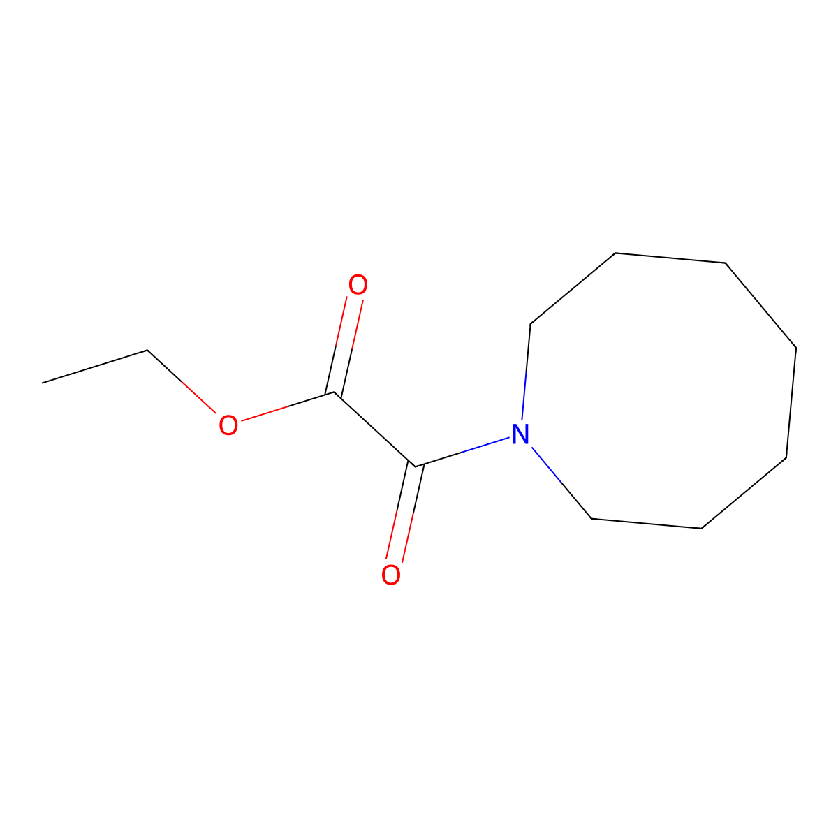 Ethyl azocan-1-yl(oxo)acetate molecular structure, CAS 1182749-44-5