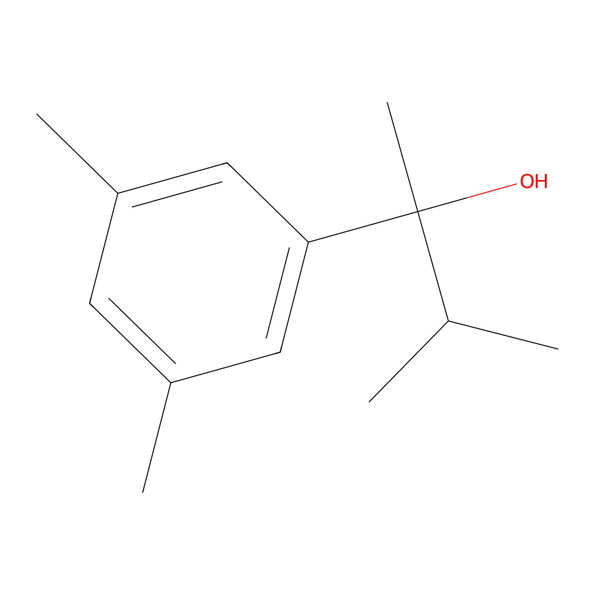2-(3,5-Dimethylphenyl)-3-methyl-butan-2-ol molecular structure, CAS 1182749-71-8