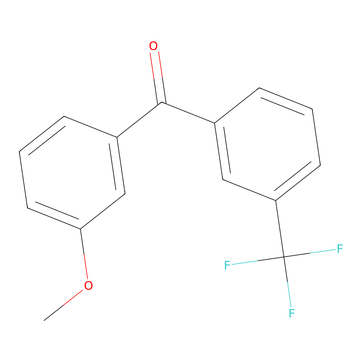 3-Methoxy-3'-trifluoromethylbenzophenone molecular structure, CAS 1182755-37-8