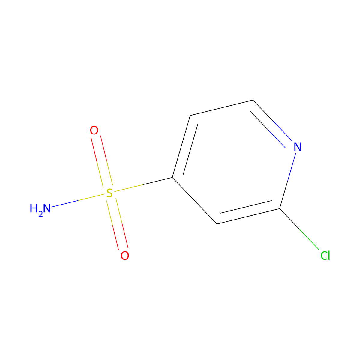 2-Chloropyridine-4-sulfonamide molecular structure, CAS 1182767-38-9
