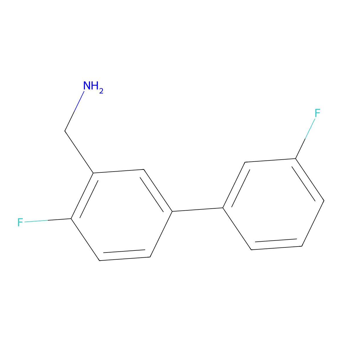 (3',4-Difluorobiphenyl-3-yl)methanamine molecular structure, CAS 1182807-11-9