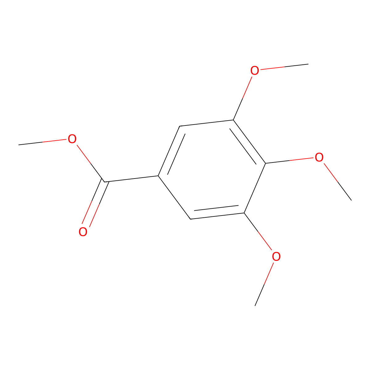 Methyl 3,4,5-trimethoxybenzoate molecular structure, CAS 1182838-07-8