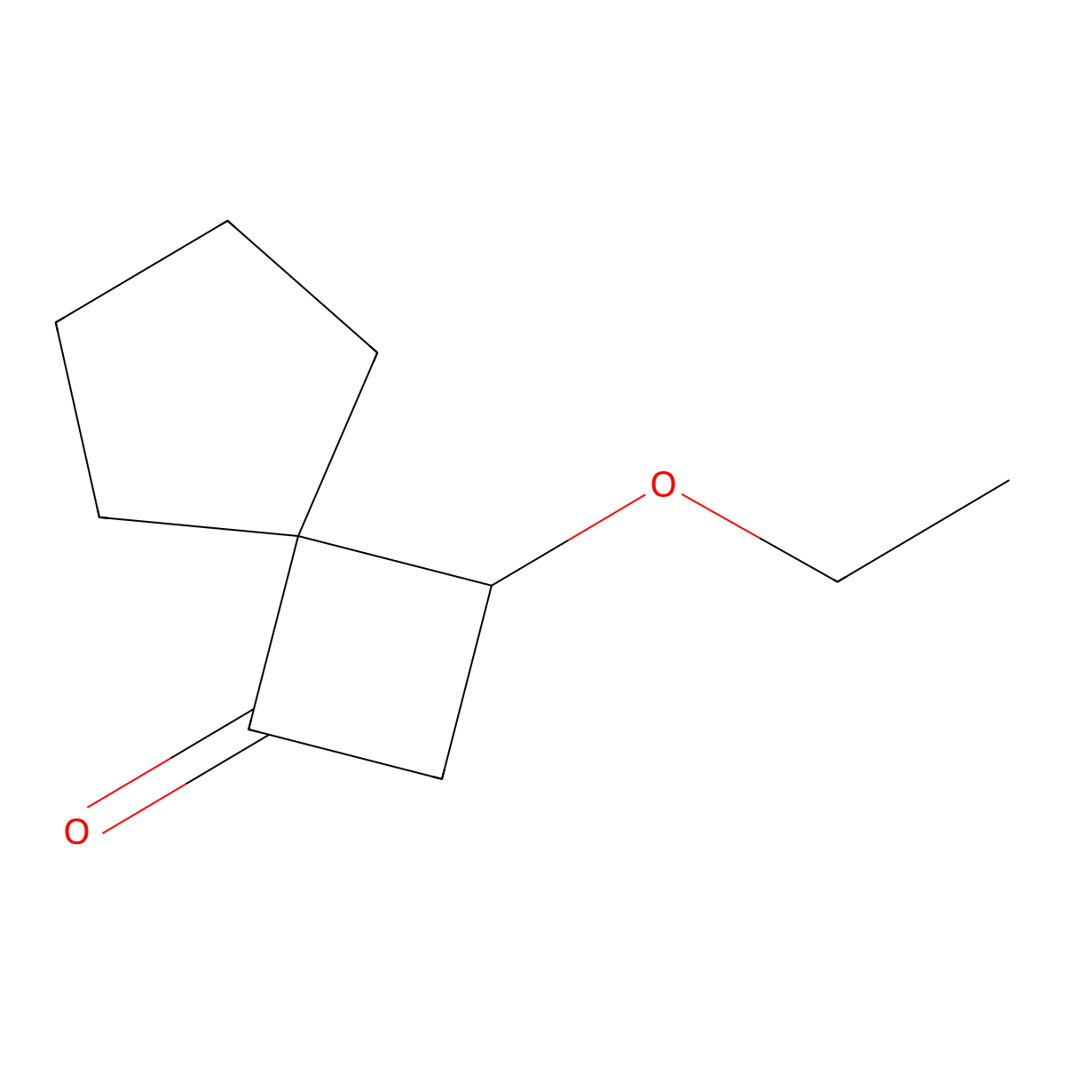 3-Ethoxyspiro[3.4]octan-1-one molecular structure, CAS 1182843-01-1