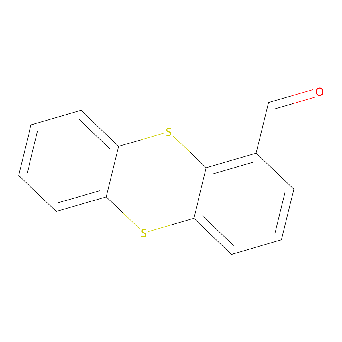 1-Thianthrenecarboxaldehyde molecular structure, CAS 118290-62-3