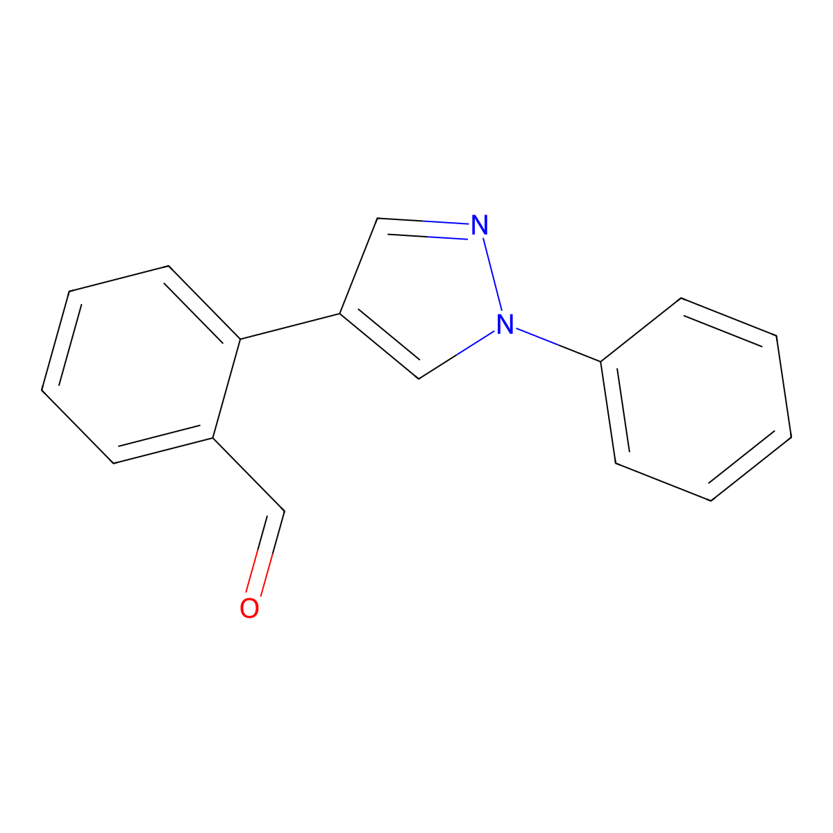 2-(1-Phenyl-1H-pyrazol-4-yl)benzaldehyde molecular structure, CAS 1182920-58-6