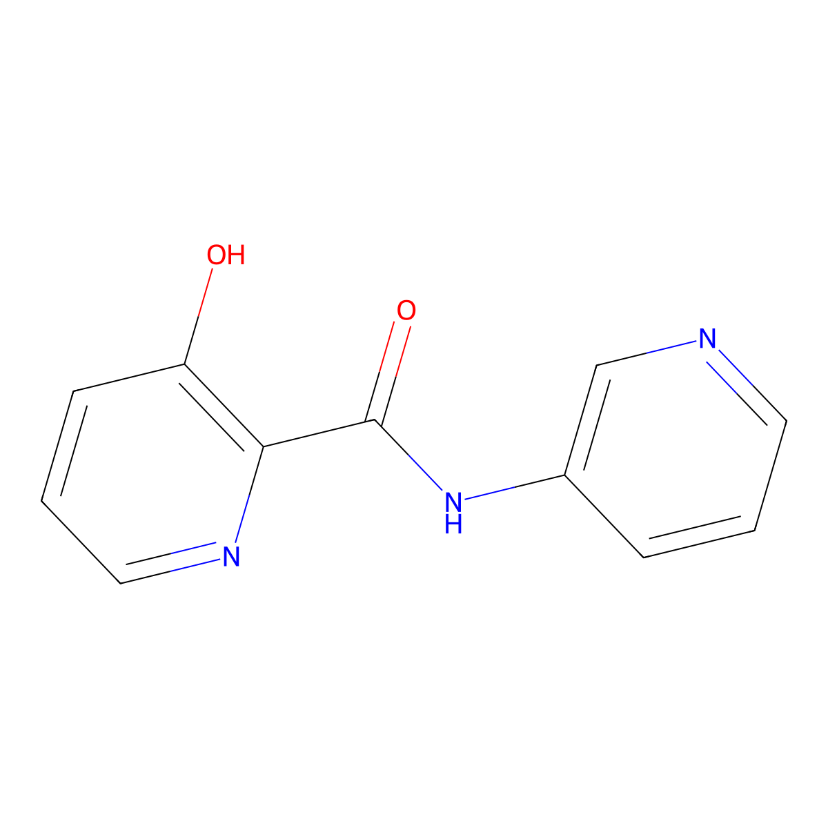 3-hydroxy-N-(pyridin-3-yl)pyridine-2-carboxamide molecular structure, CAS 1182986-77-1