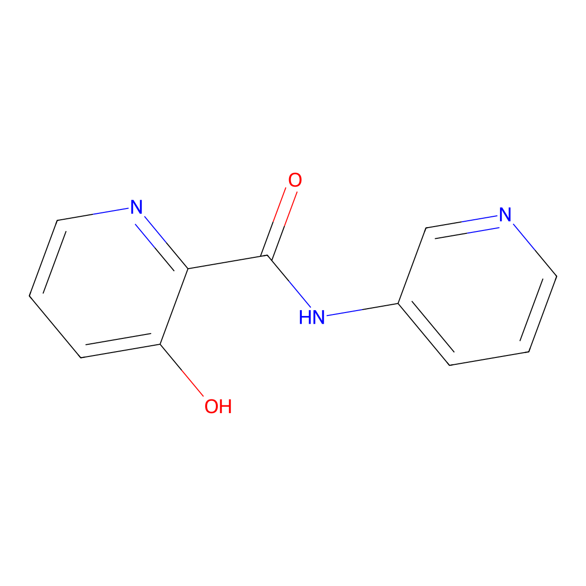 3-hydroxy-N-(pyridin-3-yl)pyridine-2-carboxamide molecular structure, CAS 1182986-77-1