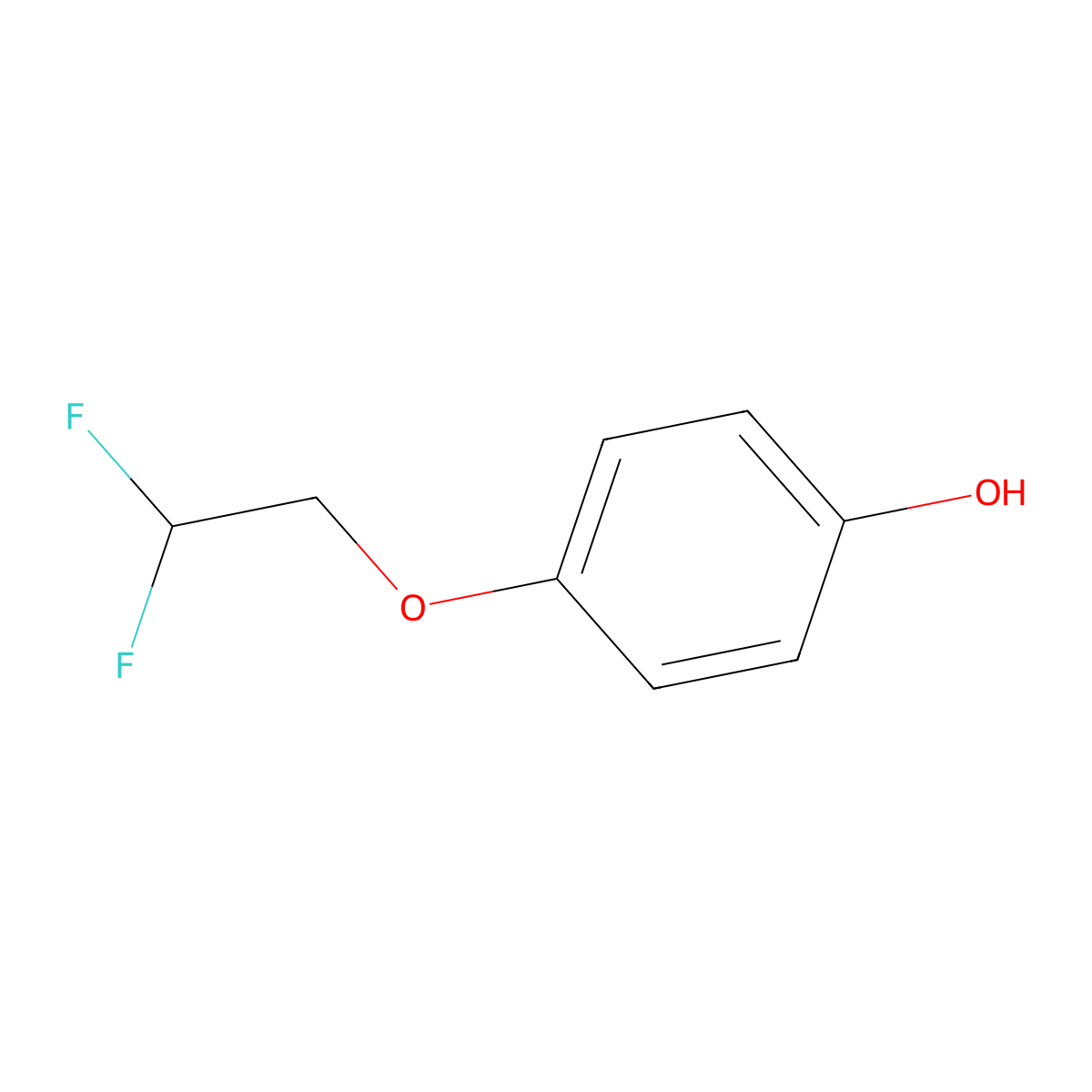 4-(2,2-Difluoroethoxy)phenol molecular structure, CAS 1183003-98-6