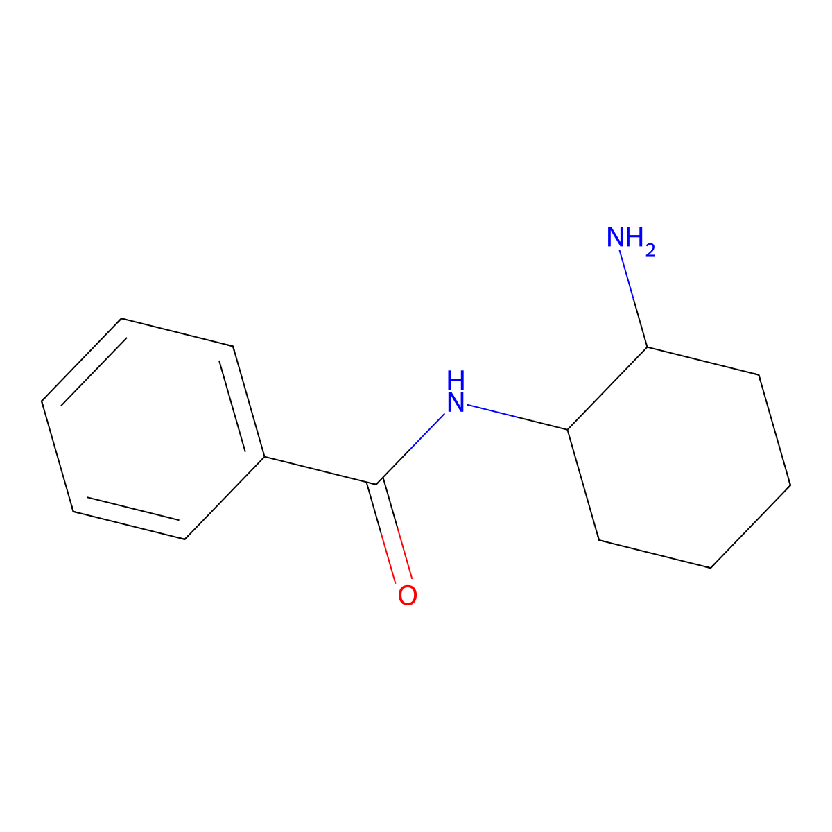 N-(2-aminocyclohexyl)benzamide molecular structure, CAS 1183071-70-6
