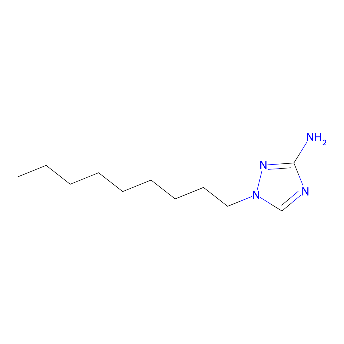 1-Nonyl-1h-1,2,4-triazol-3-amine molecular structure, CAS 1183075-30-0
