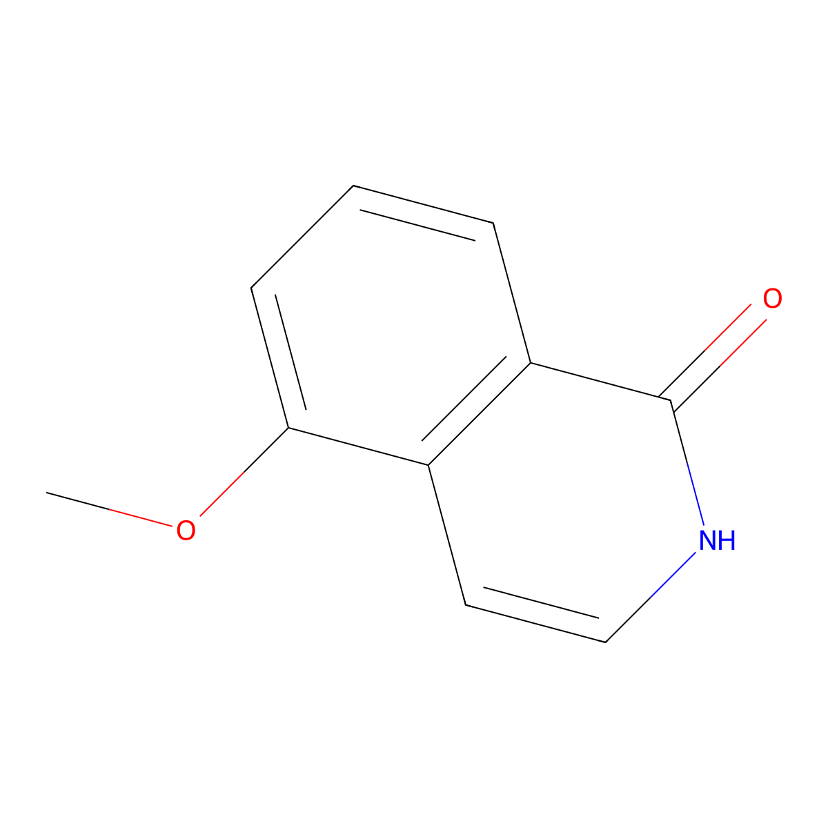 5-Methoxy-1,2-dihydroisoquinolin-1-one molecular structure, CAS 118313-35-2