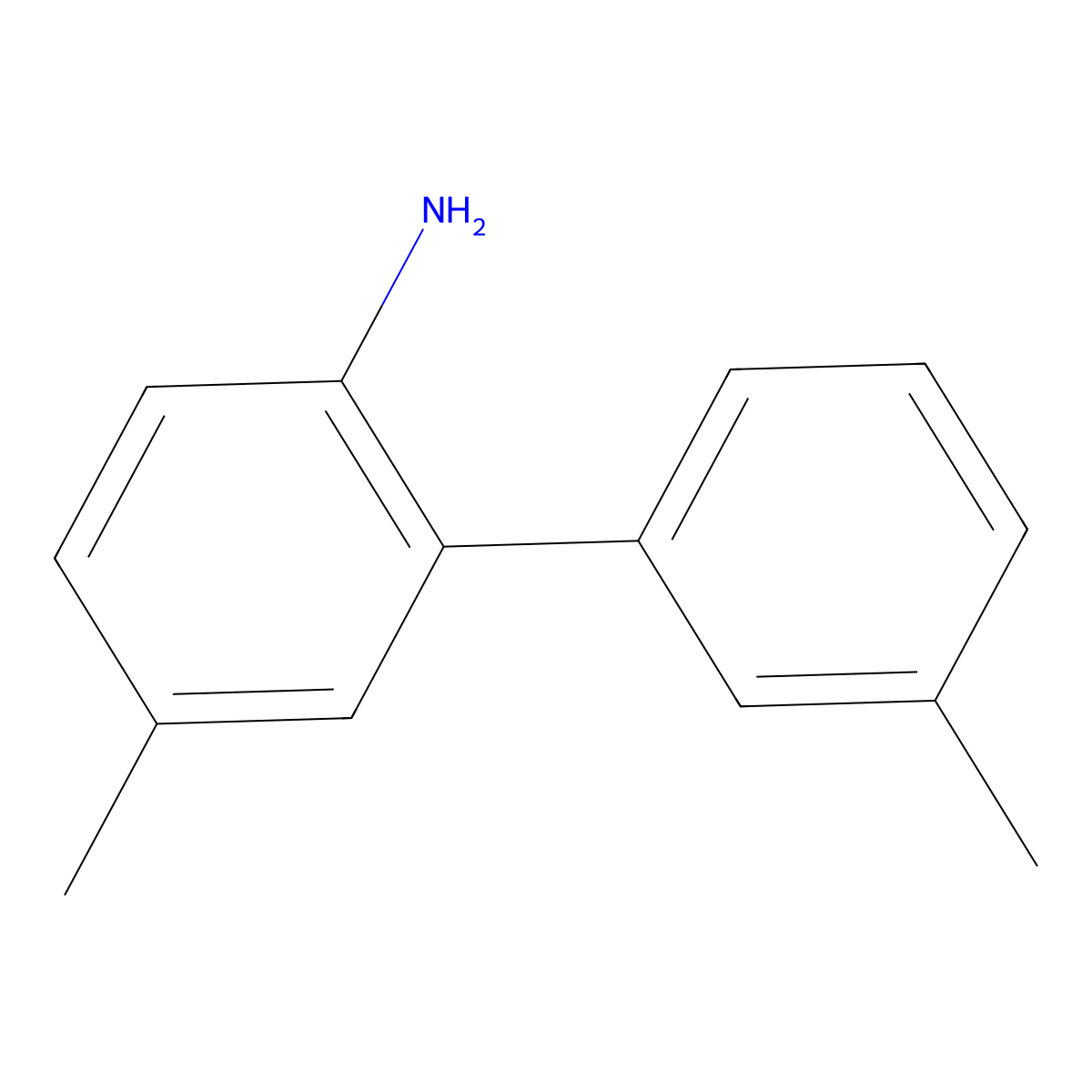 3',5-Dimethyl-[1,1'-biphenyl]-2-amine molecular structure, CAS 1183231-79-9