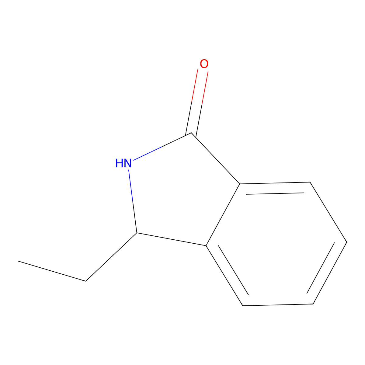 3-Ethyl-2,3-dihydro-1H-isoindol-1-one molecular structure, CAS 118327-83-6