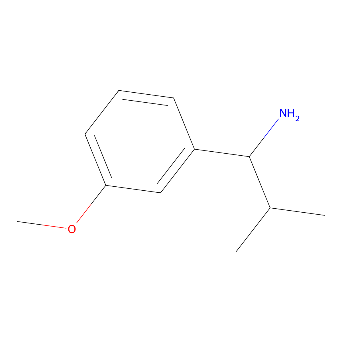 1-(3-Methoxyphenyl)-2-methylpropan-1-amine molecular structure, CAS 1183311-82-1