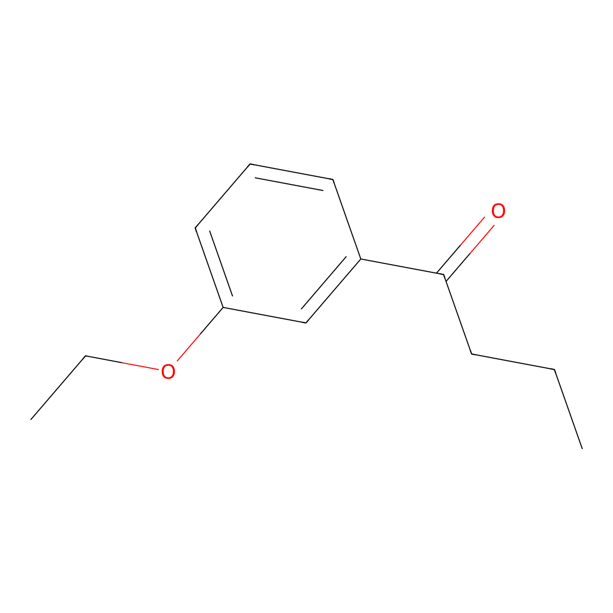 3'-Ethoxybutyrophenone molecular structure, CAS 1183325-55-4