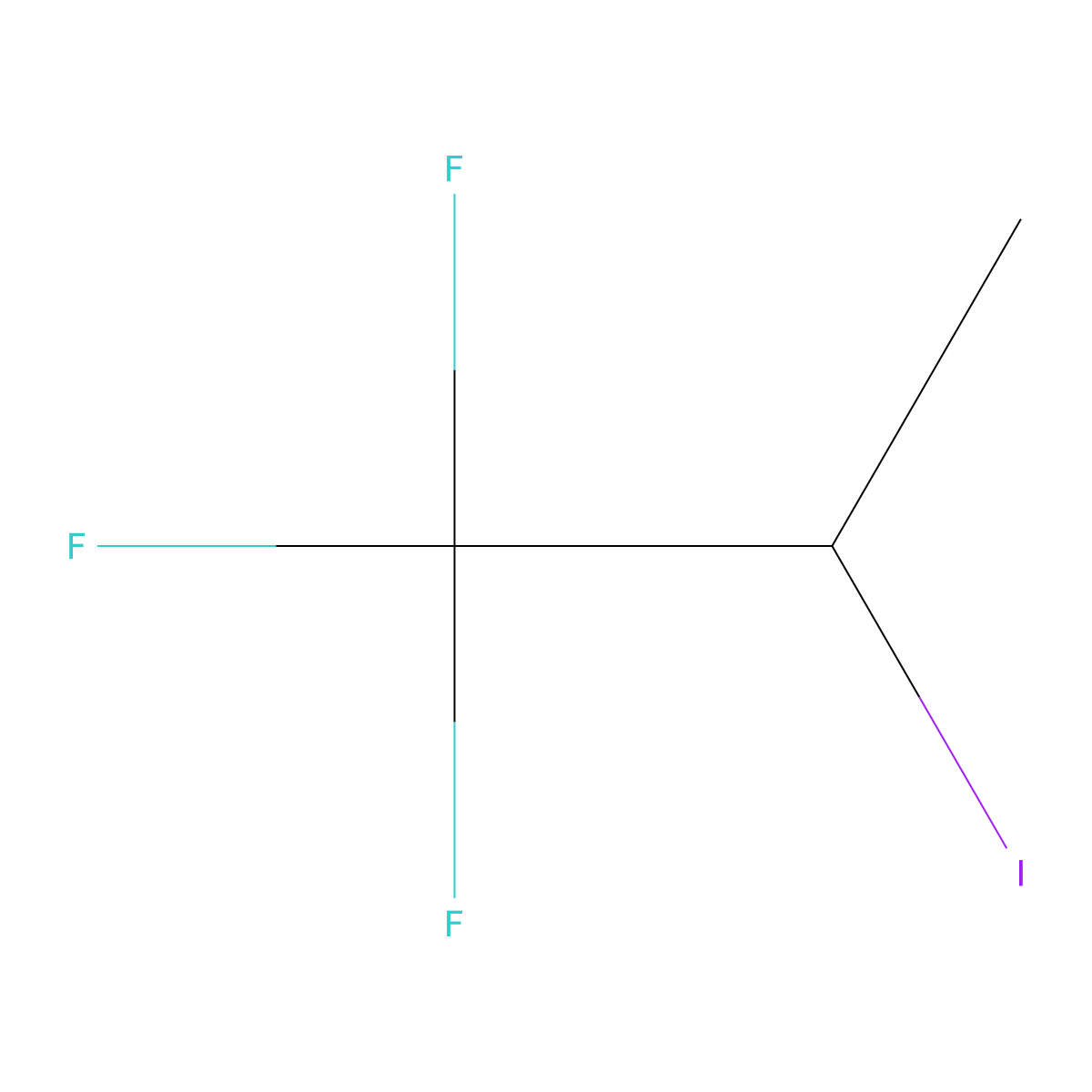 1,1,1-Trifluoro-2-iodo-propane molecular structure, CAS 118334-95-5