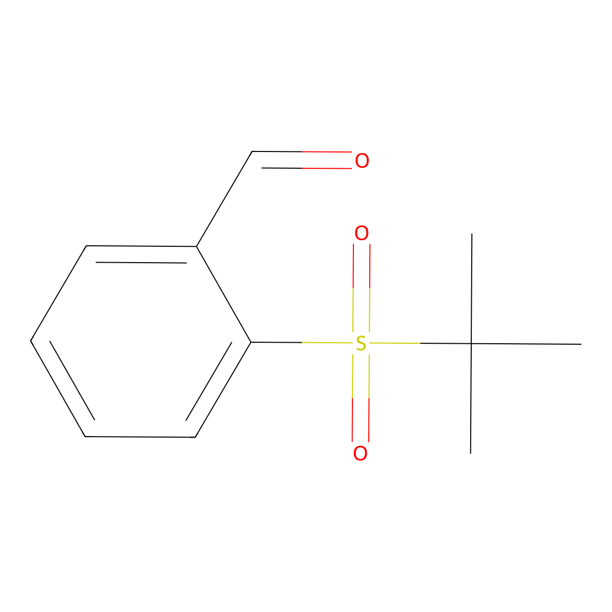 2-(Tert-butylsulfonyl)benzaldehyde molecular structure, CAS 118335-02-7