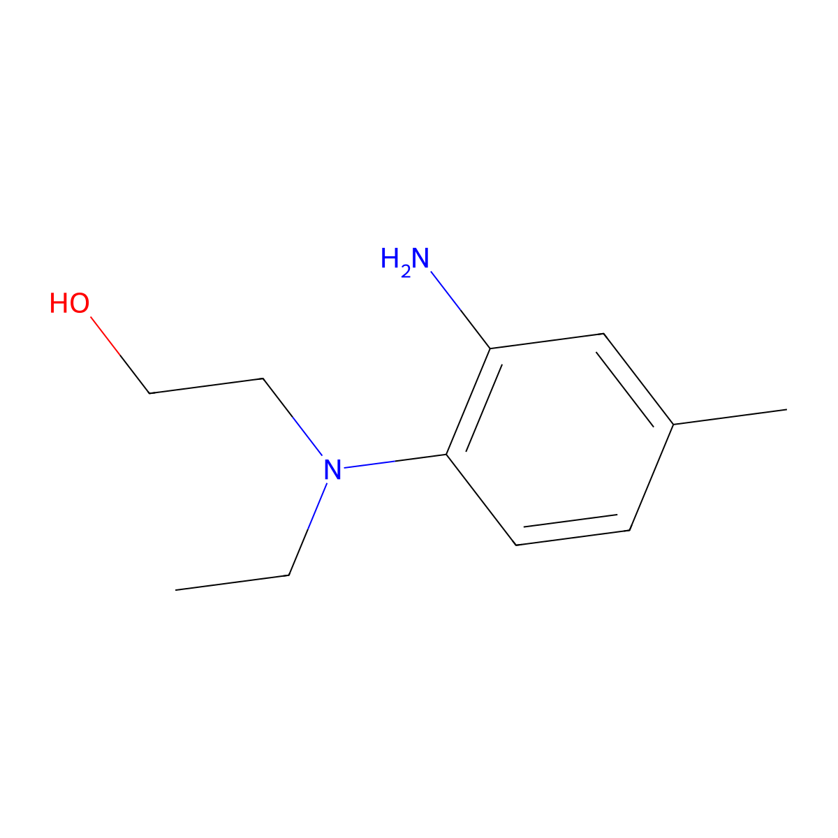 2-[2-Amino(ethyl)-4-methylanilino]-1-ethanol molecular structure, CAS 1183355-71-6